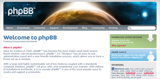 מדריך בניית פורום בחינם Phpbb