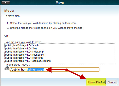 להסיר את pixie_v1.04