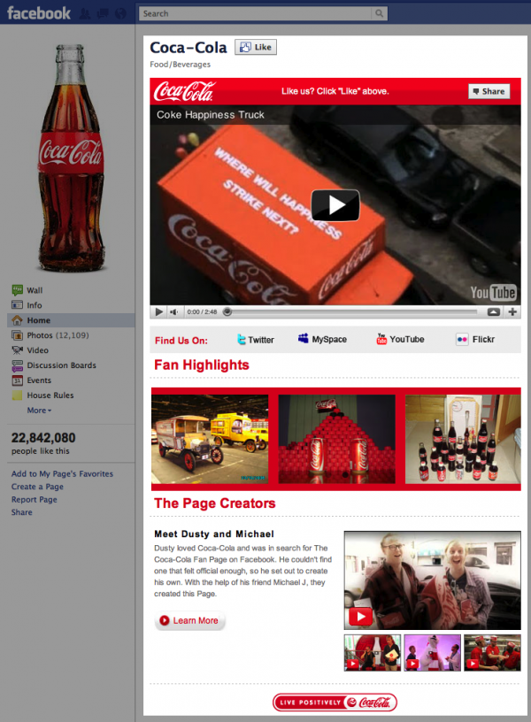 CocaCola | Facebook